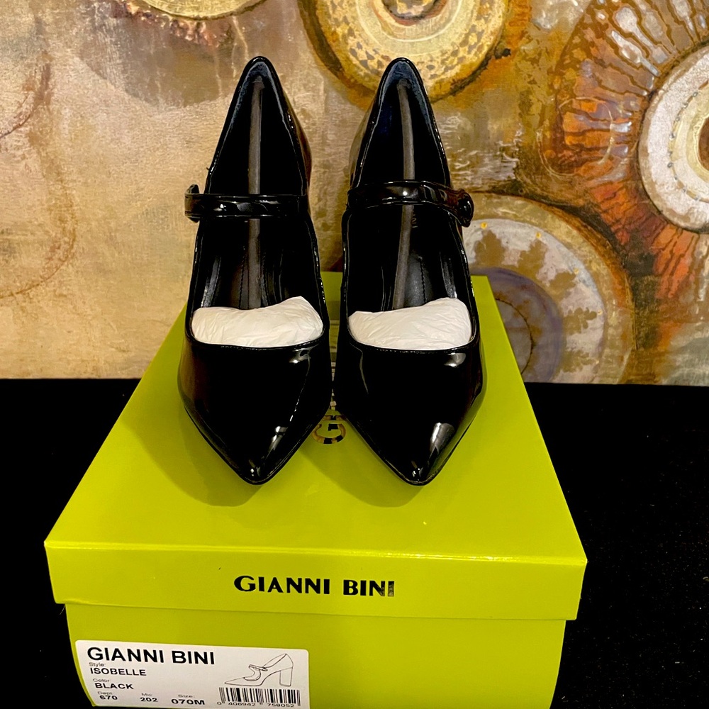 Gianni Bini Isobelle Black Mary Jane Heels